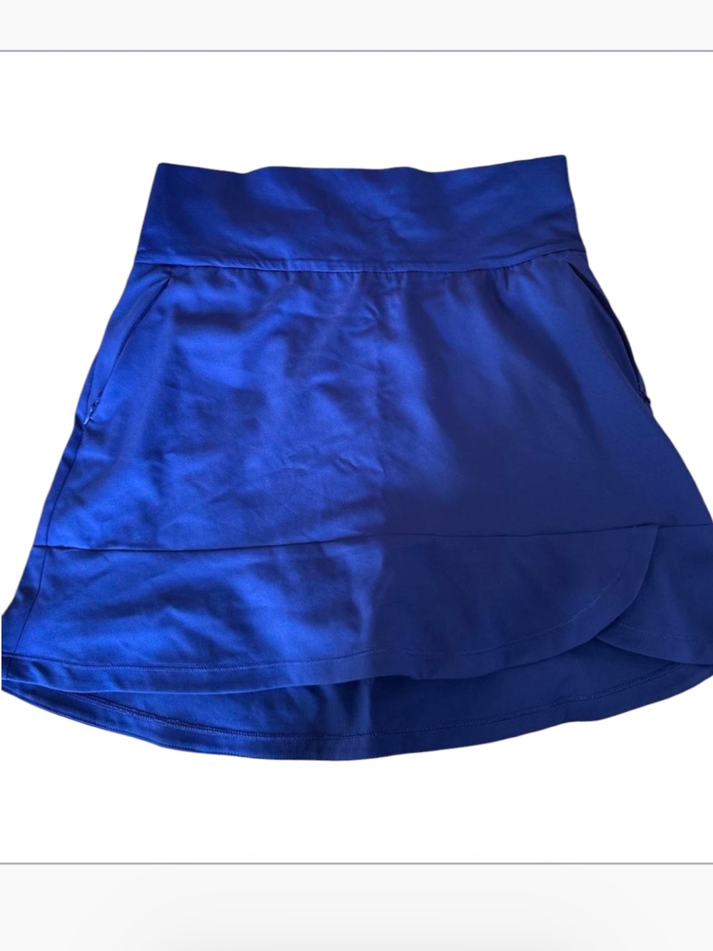 adidas Royal Blue Women's Skort with Flared Hem